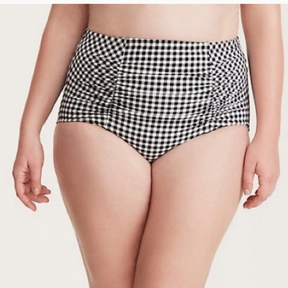 Torrid gingham bikini bottom